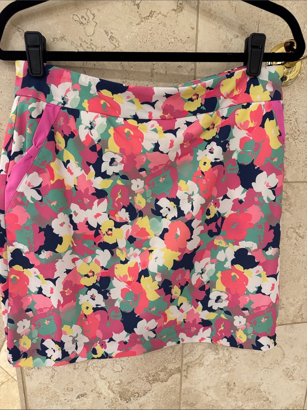 Floral Print golf  A-Line Skirt Multi